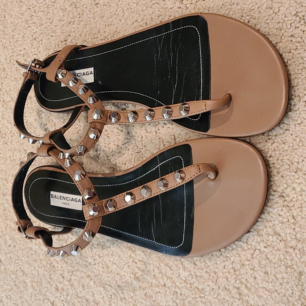 Balenciaga T- strap Sandals